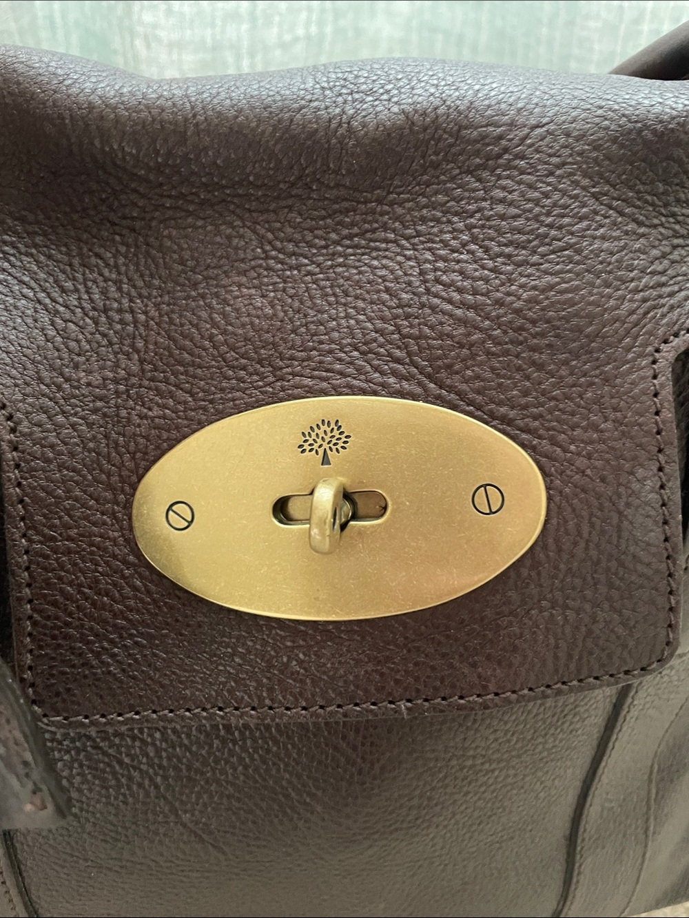 Mulberry Bayswater satchel in chocolate brown - Picture 2 of 12